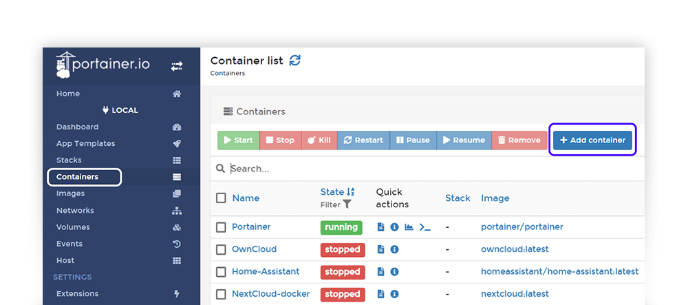 <br/>

Portainer Easy Docker Deployments
 