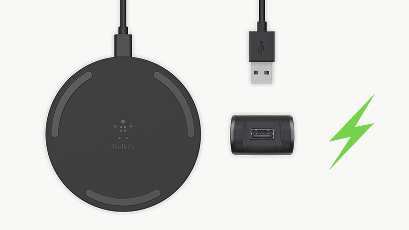 BOOSTCHARGE Wireless Charging Pad with lightning icon