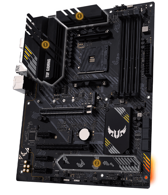 90MB14G0-M0UAY0 | ASUS TUF GAMING B550-PLUS ATX Gaming Motherboard