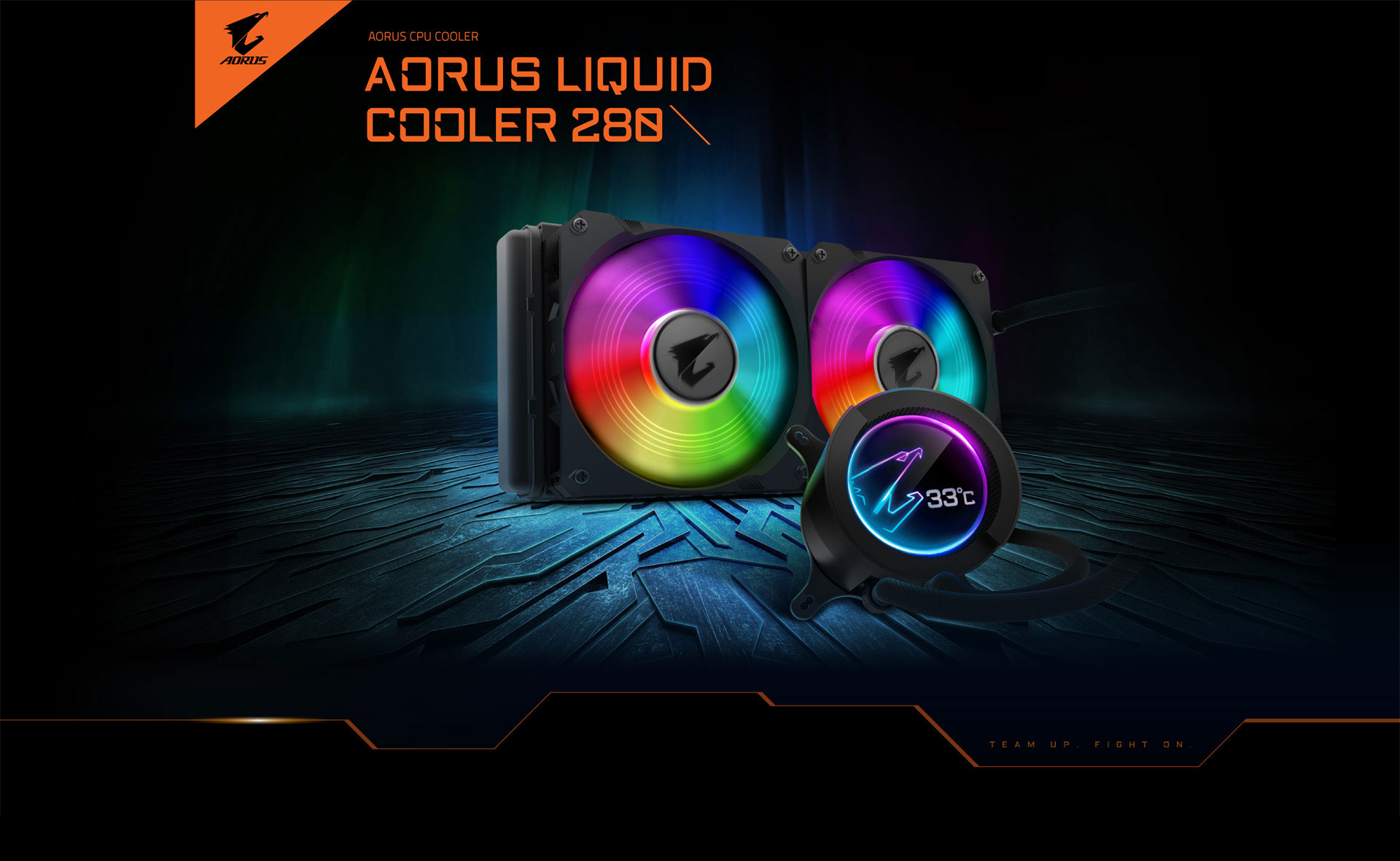 aorus liquid cooler 280 custom image aorus liquid cooler 280 custom image