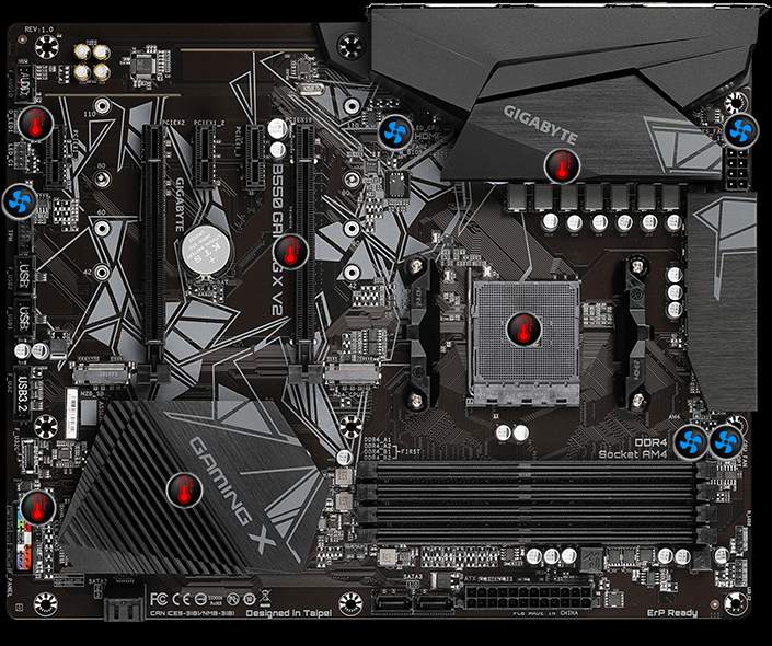 GAB550GAMINGXV2 Gigabyte B550 Gaming X V2 (rev. 1.0) Motherboard