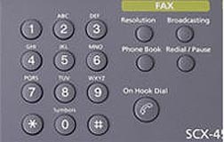 regular fax job plus PC fax
