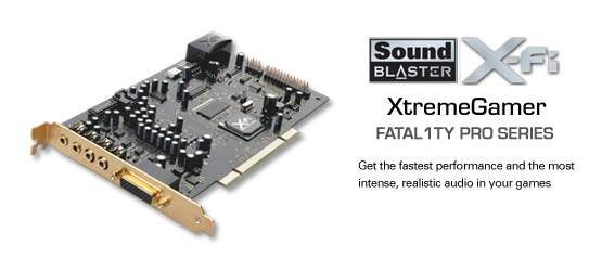 Sound Blaster X-Fi Xtreme Gamer Fatal1ty Pro Series