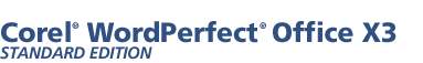 Corel WordPerfect Office X3 Standard