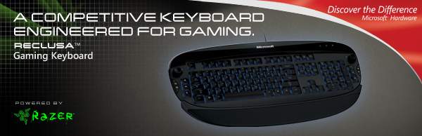 Reclusa™- Gaming Keyboard Powered by Razer