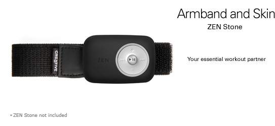 Creative ZEN Stone Armband and Skin