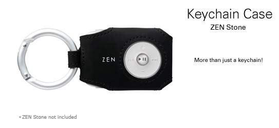 Creative ZEN Stone Keychain Case