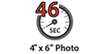 46 seconf 4 x 6 Photo