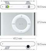 iPod shuffle measurements