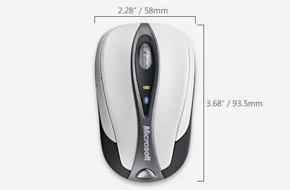 Microsoft Bluetooth® Notebook Mouse 5000