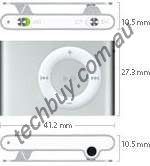 iPod shuffle measurements