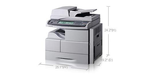 SCX-6345N Spec Dimension Image