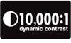 10,000:1 Dynamic Contrast Ratio