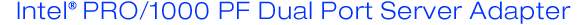 Intel PRO/1000 PF Dual Port Server Adapter