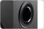 Flared port for lower and cleaner bass response