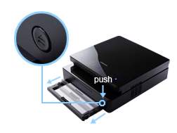semi-auto sliding cassette tray