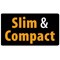 slim design with a black finish and touch key functions