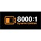 8,000:1 ultra high dynamic contrast ratio
