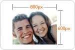 Snap photos and capture videos at up to 800x6001 resolution