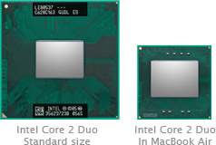 Intel Core 2 Duo processors.