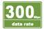 Wireless speed up to 300Mbps