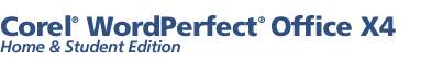 Corel WordPerfect Office X4 Home & Student Edition