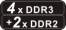 RAM 4xDDR3 + 2xDDR2