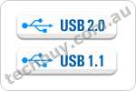 Compatible with both USB 2.0 and 1.1