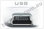 Convenient USB connection