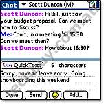 Text like crazy on the easy-type keyboard.