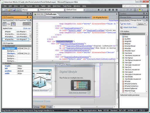 Property Task Pane