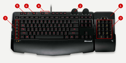 Microsoft SideWinder X6 Keyboard