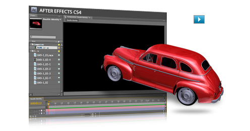 Live Photoshop 3D layers import image