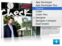 New user interface screenshot
