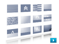 Page transitions in SWF and PDF files