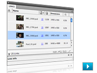 Customizable Links panel