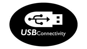 USB port for convenient peripheral connections