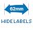 WIDE LABELS 62MM