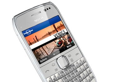 Nokia E6 smartphone with touch screen and QWERTY