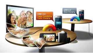 Faster, easier and smoother transfers with USB 3.0 