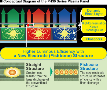 Conceptual Diagram of the PH30 Series Plasma Panel
