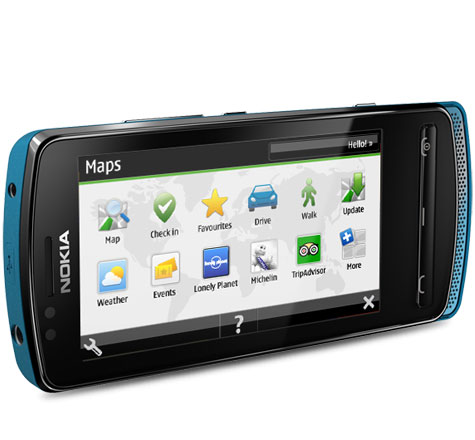 Nokia 700 smartphone with Nokia Maps and free GPS navigation