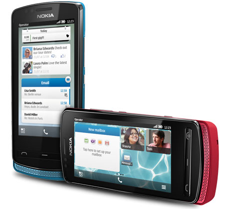 Nokia 700 smartphone with six customisable home screens
