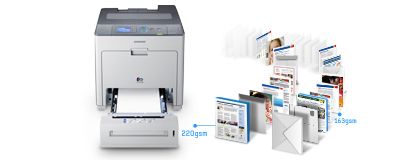 Meet work demands easily with heavier media handling