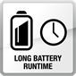 LONG BATTERY RUNTIME