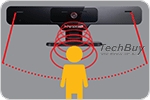 Quad microphones with beam-forming and noise cancellation