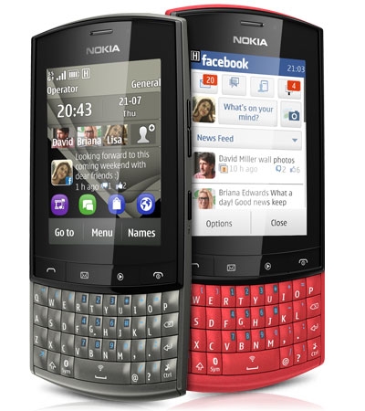 Nokia Asha 303 with a fast social networking hub