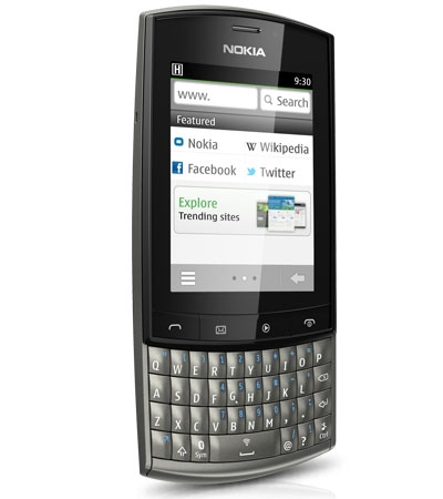 Nokia Asha 303 with fast web browsing