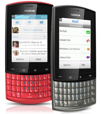 Nokia Asha 303 features a responsive QWERTY with touch