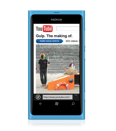 Nokia Lumia 800 go from pocket to photo to Facebook in seconds